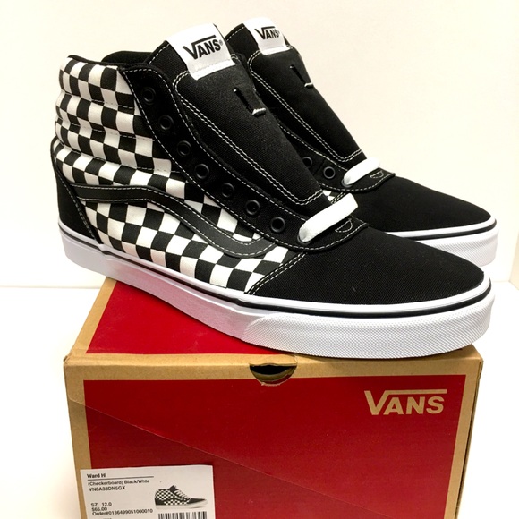 Vans Other - 🔥Vans ward Hi’s blk/wht mens size 12